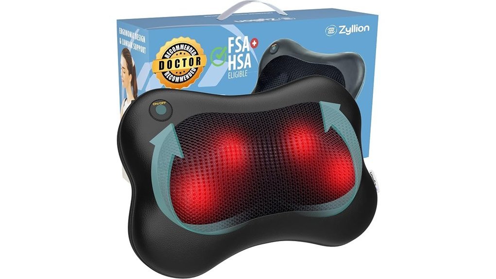 heated back and neck massager