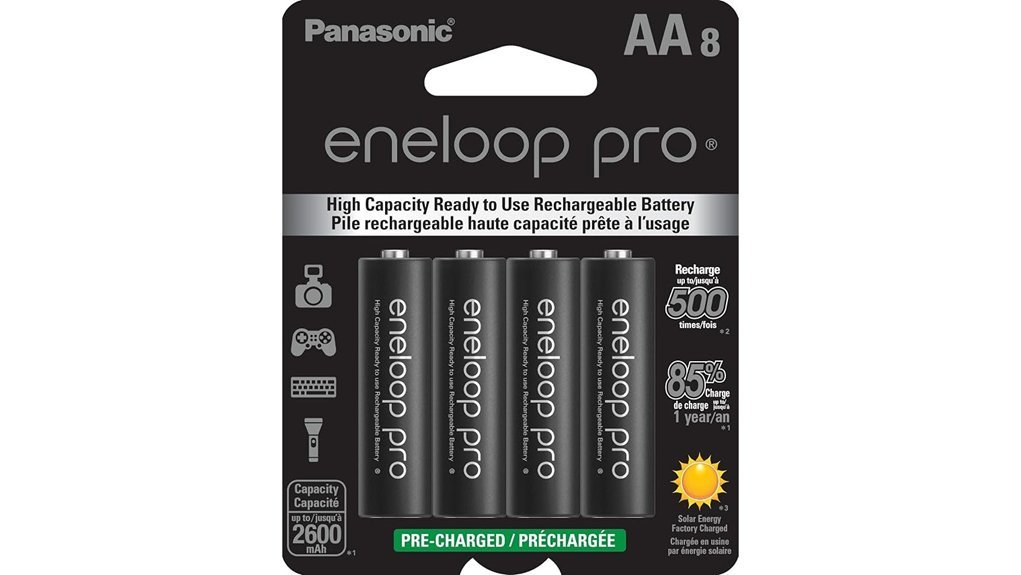 high capacity rechargeable batteries