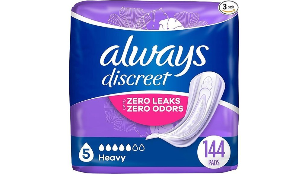 incontinence pads for women