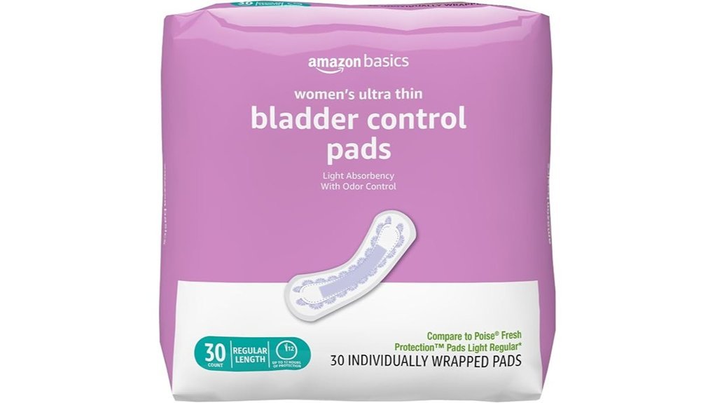 incontinence pads for women