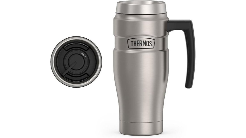 insulated travel mug handle
