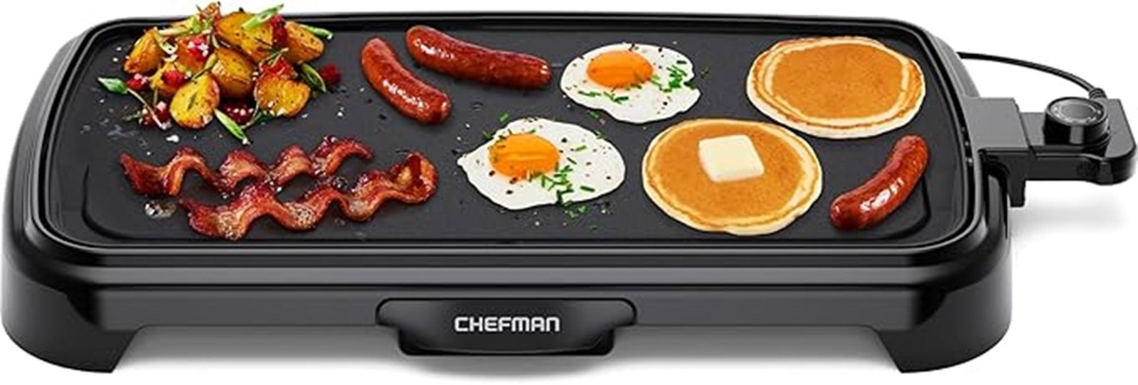large electric griddle control
