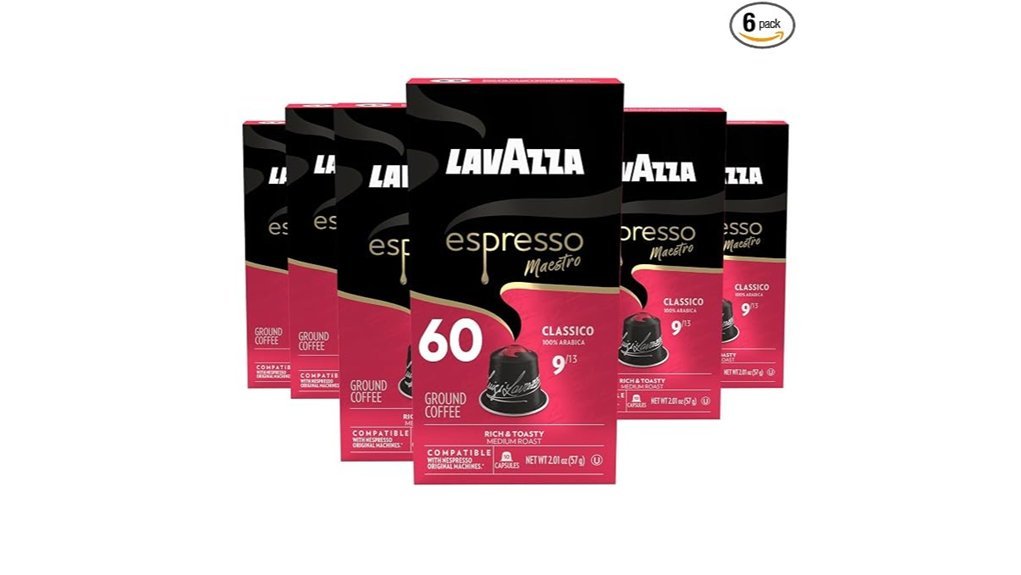 lavazza espresso capsule pack