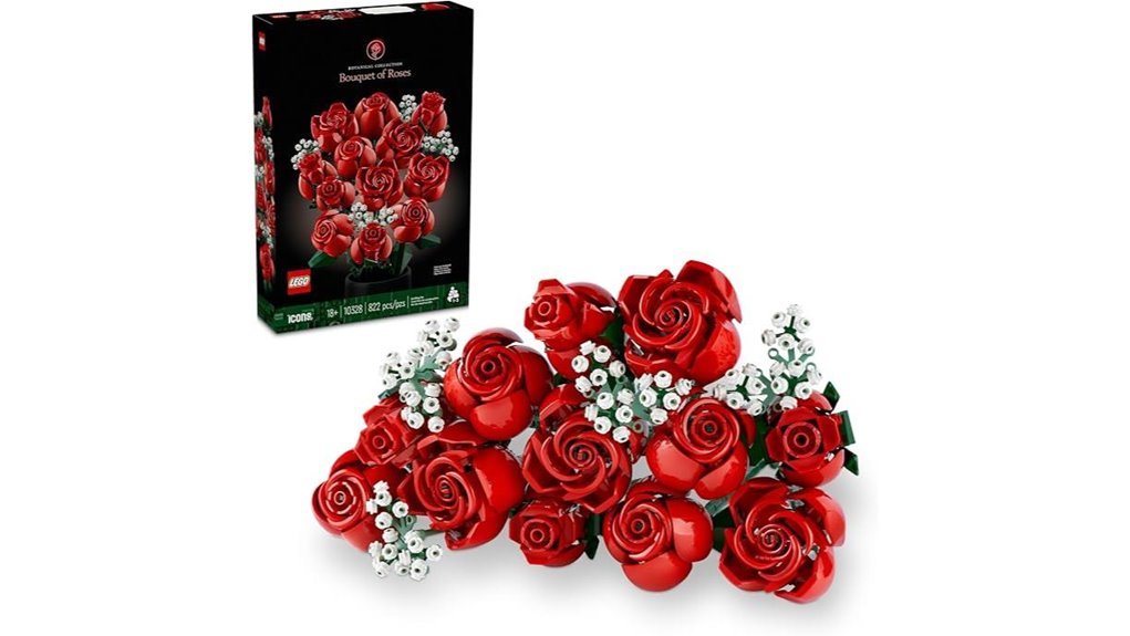 lego rose bouquet set