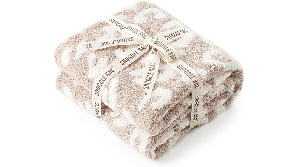 leopard print throw blanket