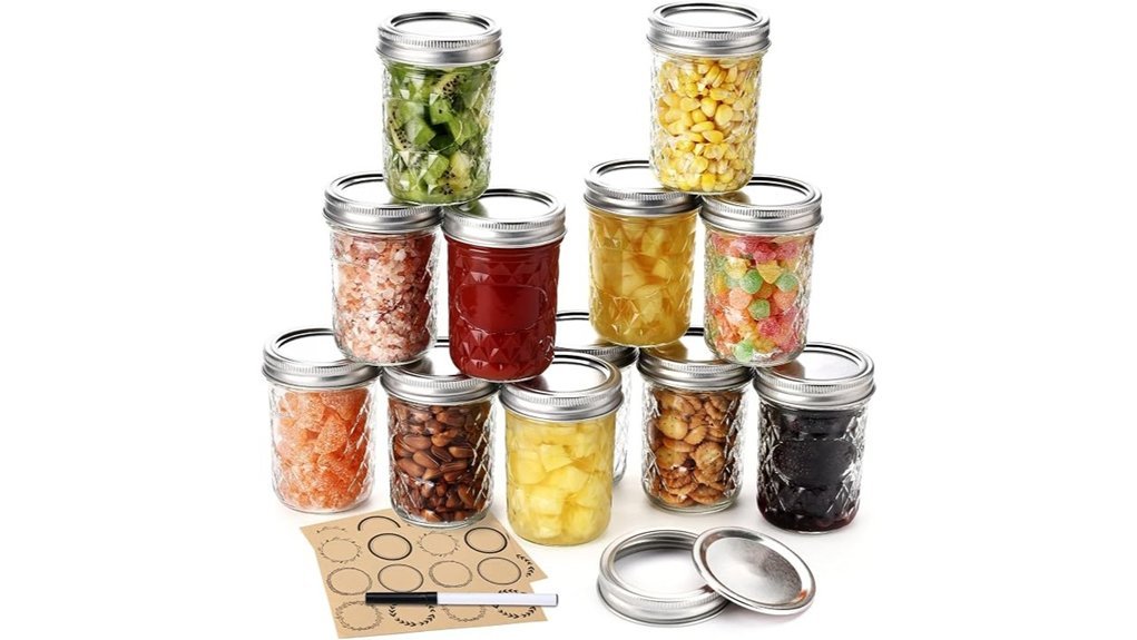 mason jars with lids