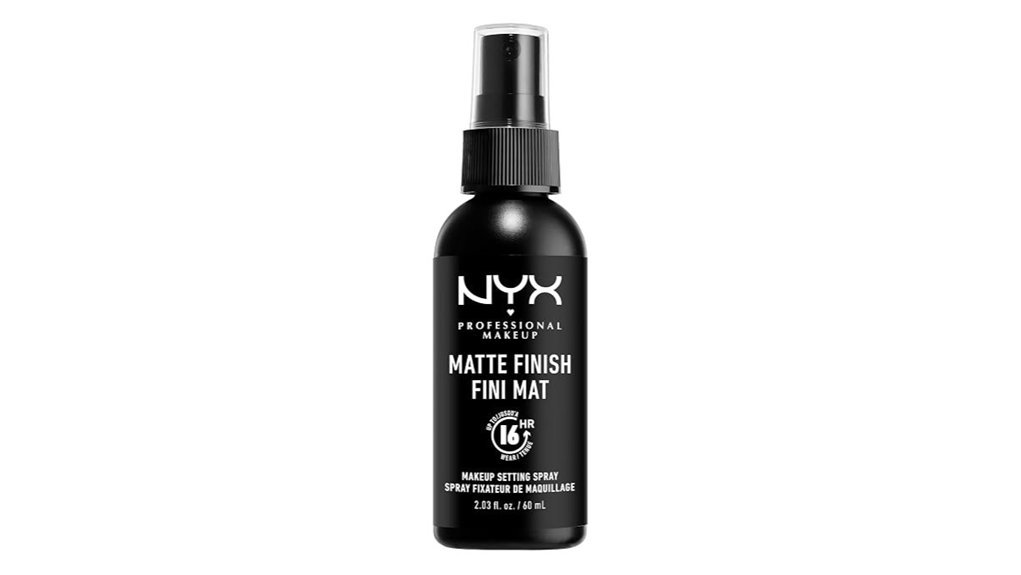 matte finishing makeup spray
