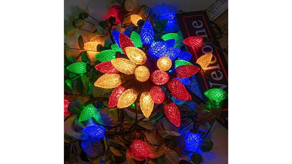 multicolor c9 christmas lights