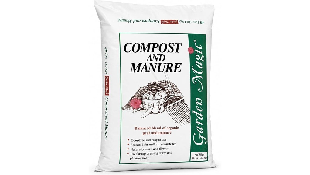odor free gardening compost blend