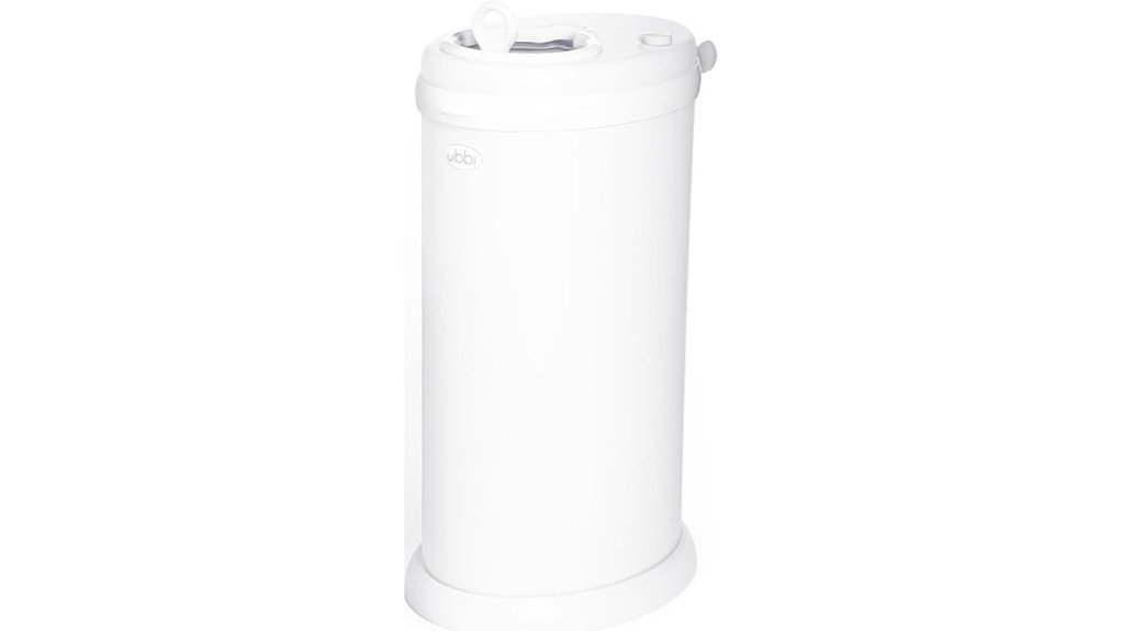 odor locking stainless steel pail