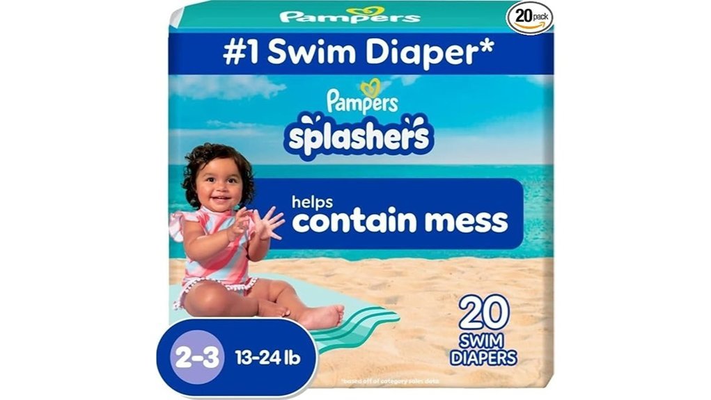 pampers swim diapers size 2 3