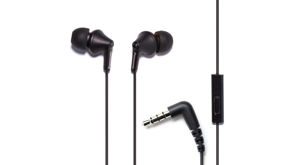 panasonic wired earbuds microphone