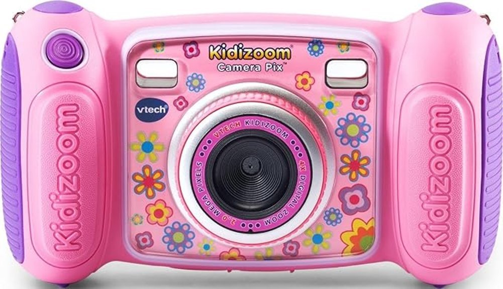 pink kids camera toy