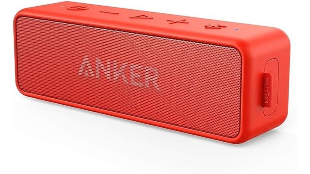portable bluetooth speaker red