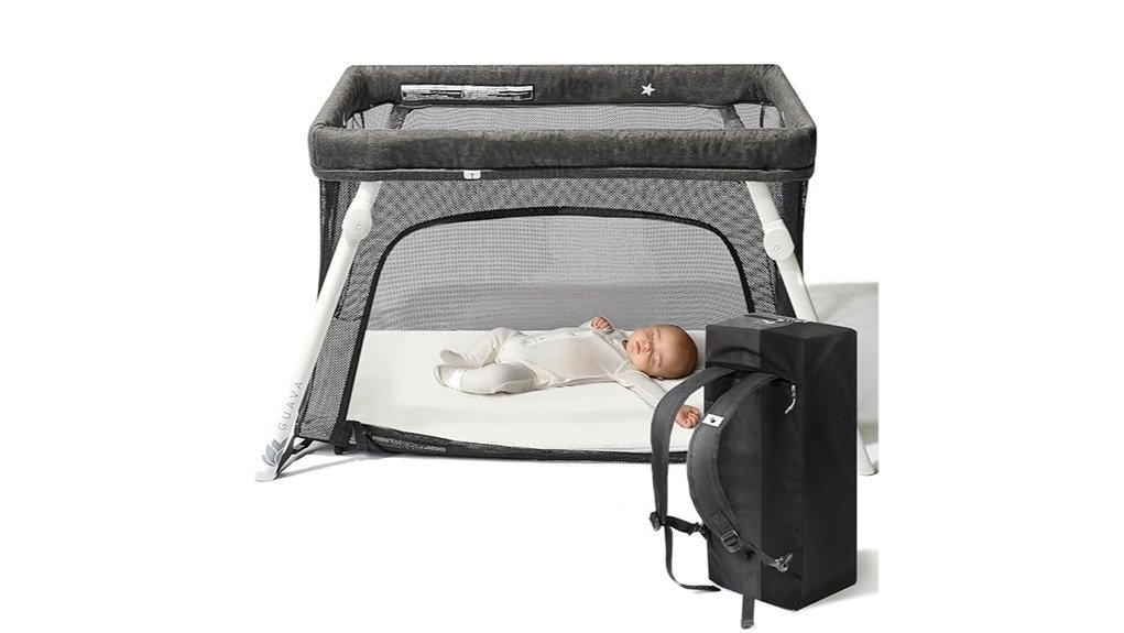 portable travel crib backpack