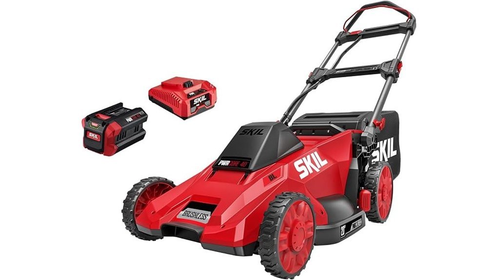 powerful 40v push mower