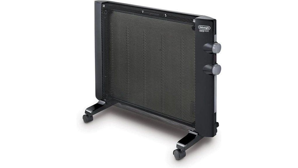powerful black panel heater
