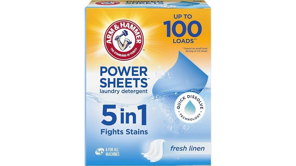 powerful laundry detergent sheets