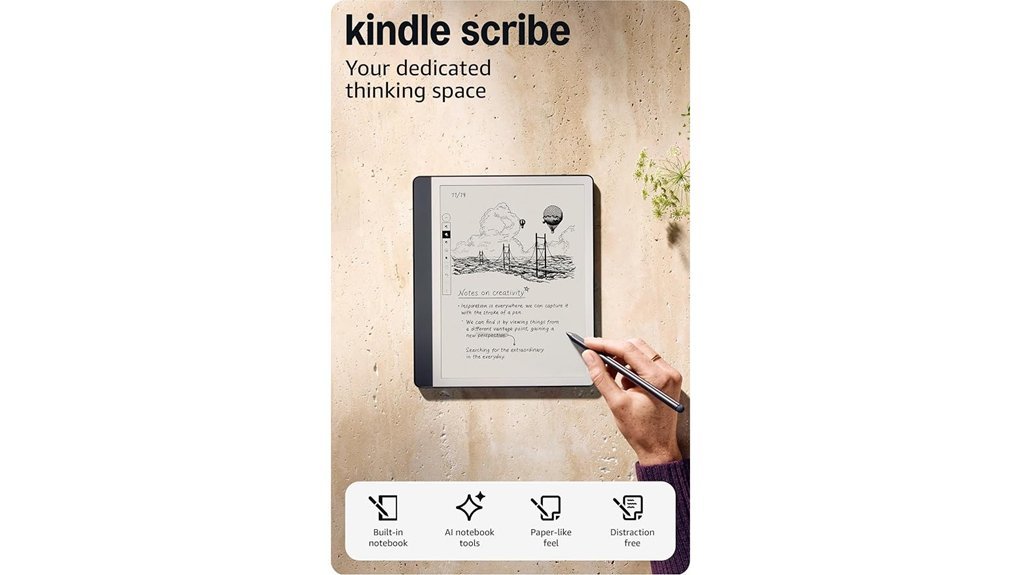 premium kindle with pen