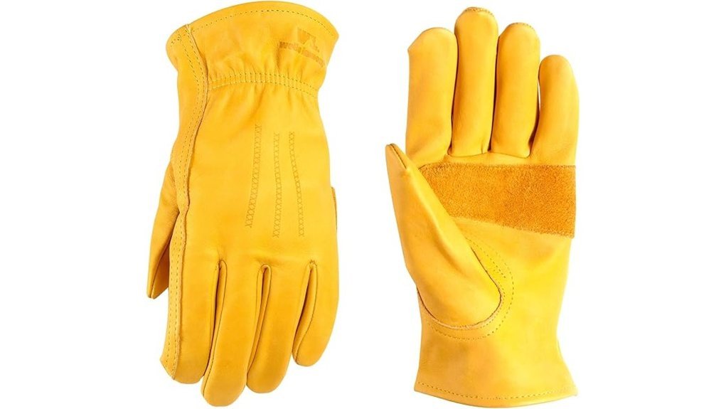 premium leather work gloves
