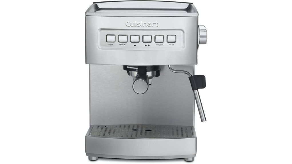 programmable stainless steel espresso