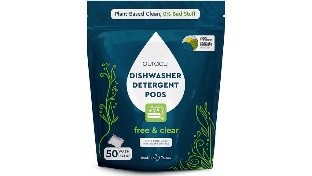 puracy dishwasher pods unscented