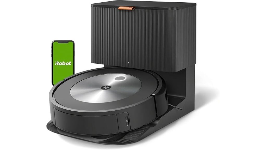 self emptying robotic vacuum cleaner