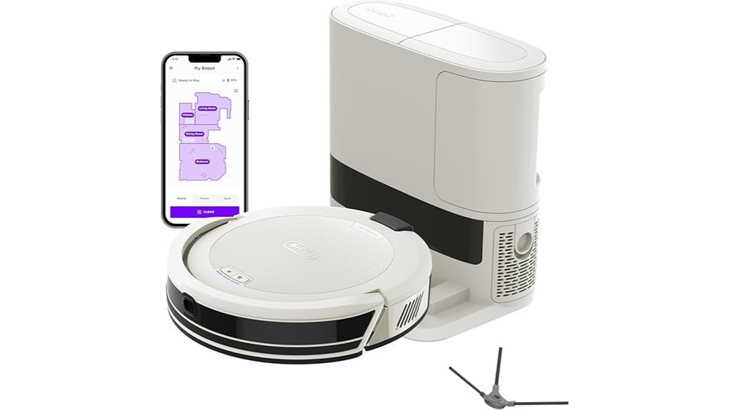 self emptying robotic vacuum cleaner