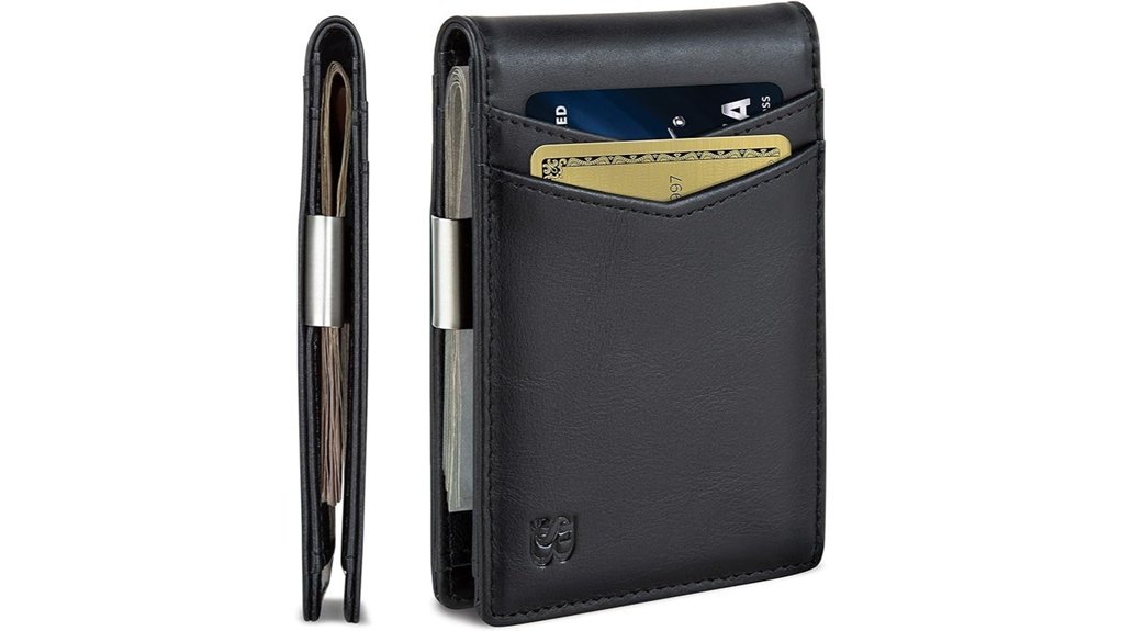slim rfid money clip