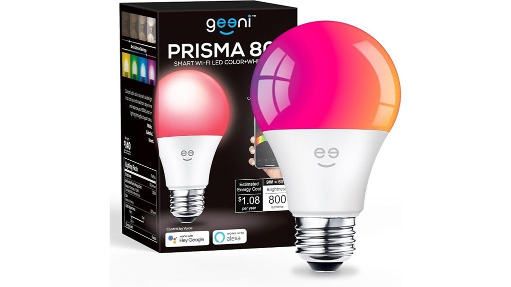 smart color changing light bulb