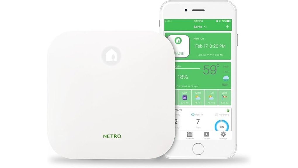 smart garden sprinkler control