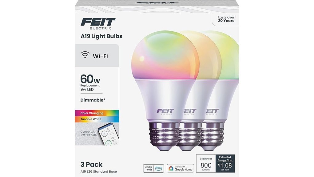 smart rgbw light bulbs
