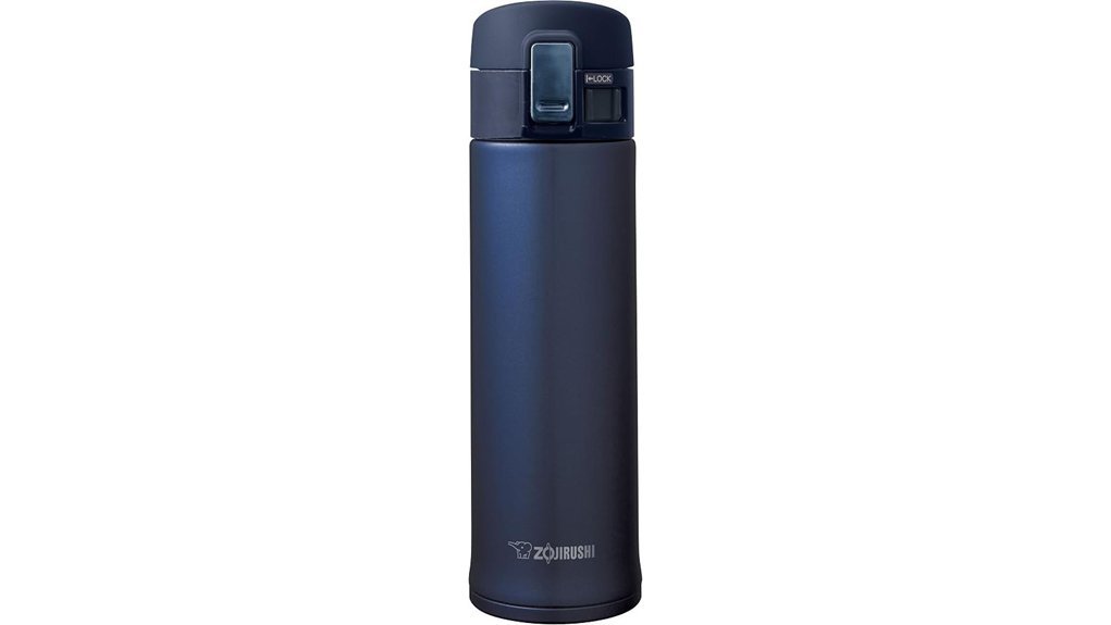smoky blue stainless mug