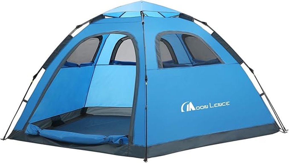spacious tent for camping