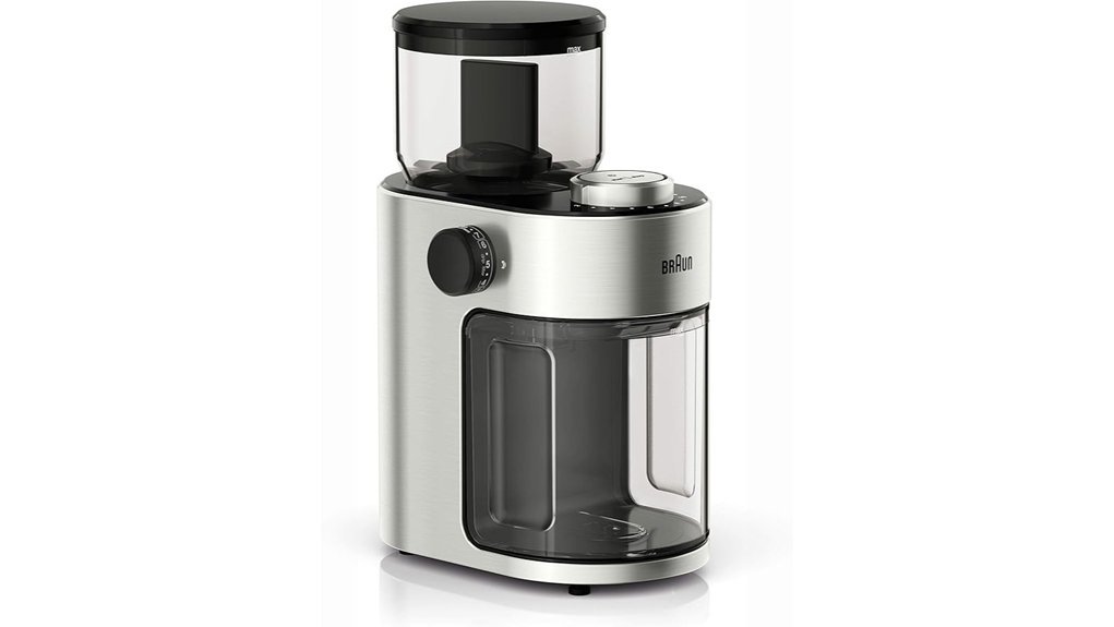 stainless steel burr grinder
