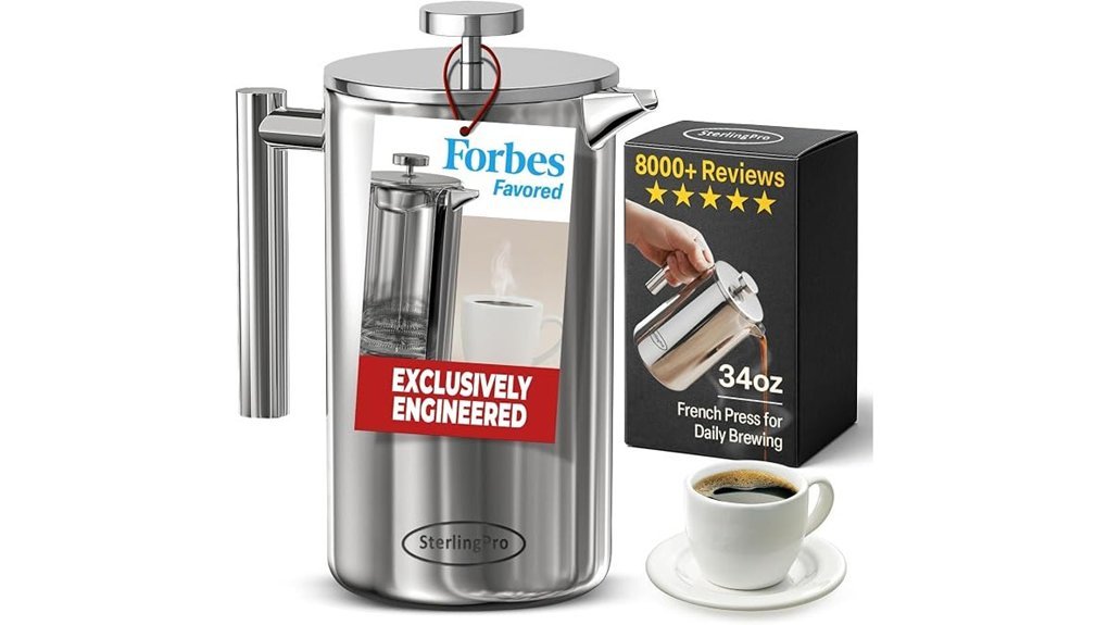 stainless steel french press