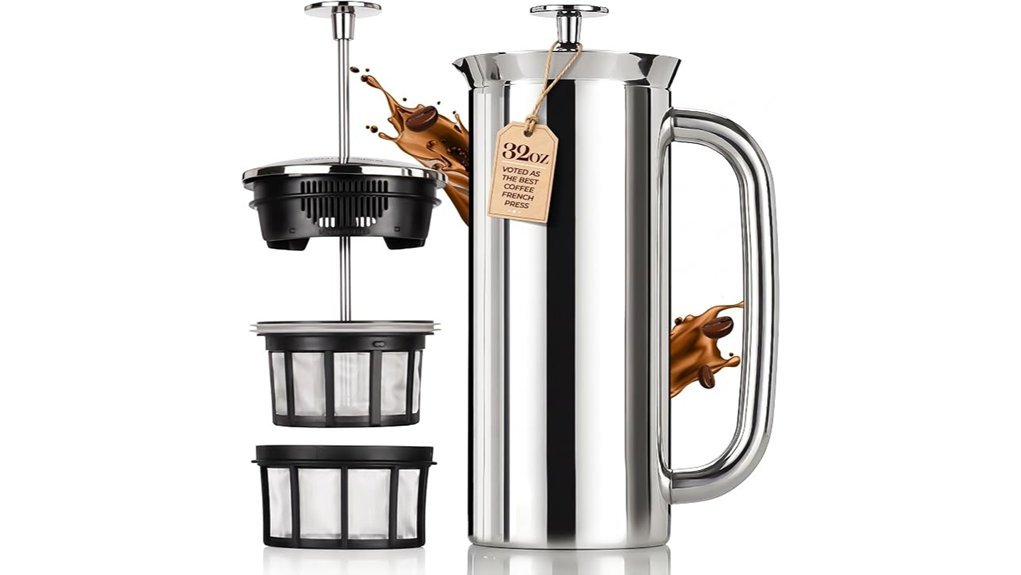 stainless steel french press