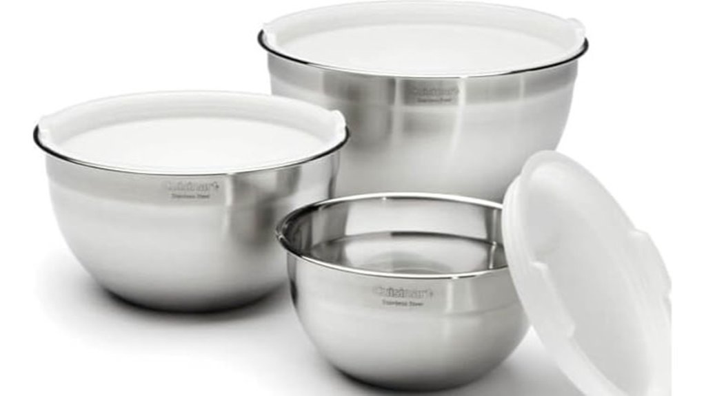 stainless steel mixing bowls