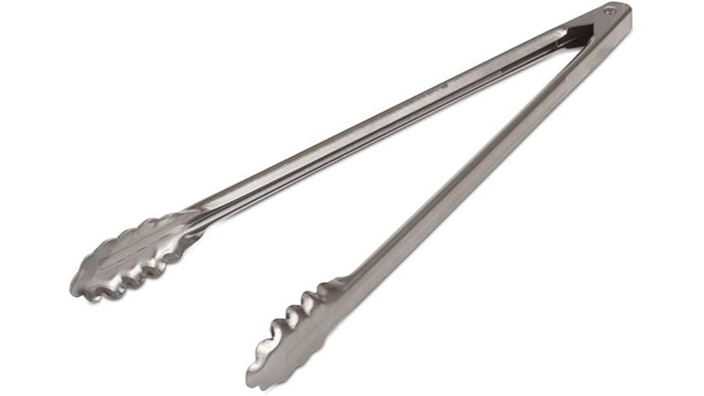 stainless steel restaurant tongs