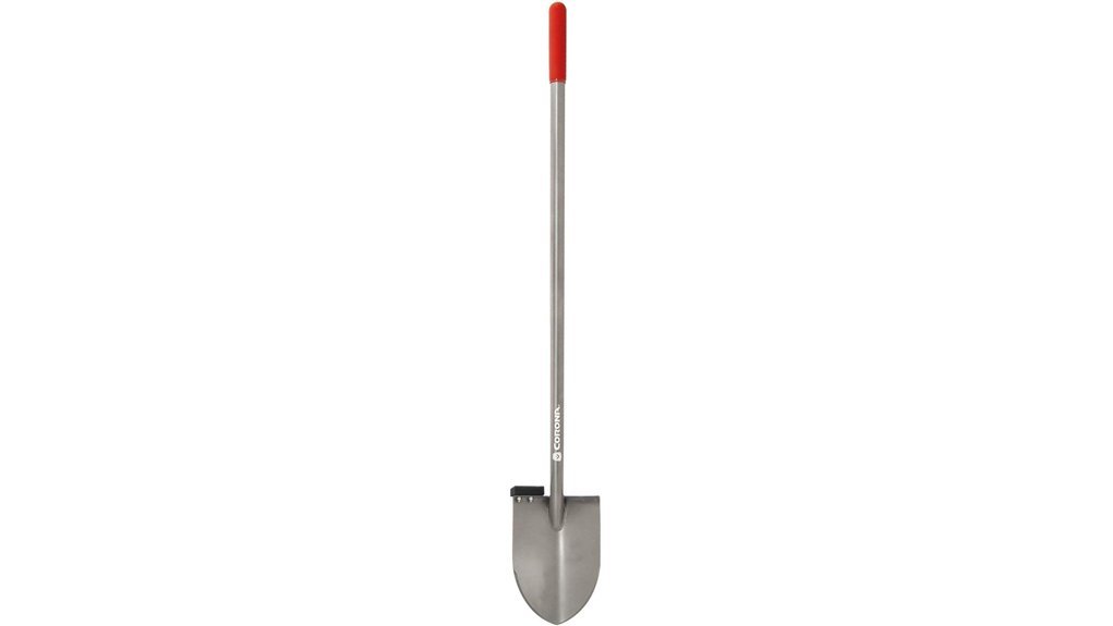 steel round point shovel