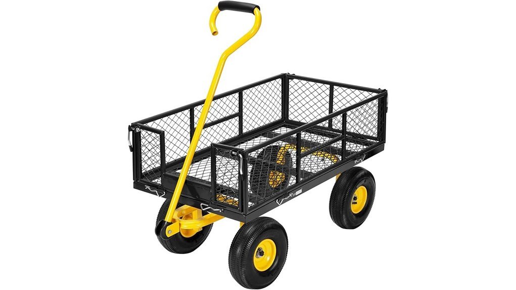 sturdy garden utility wagon