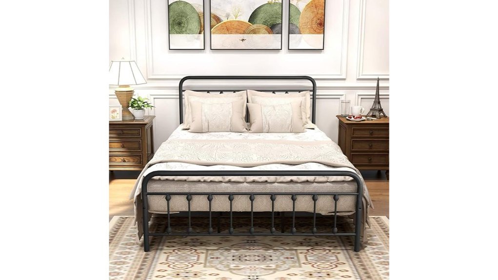 stylish bed with storage