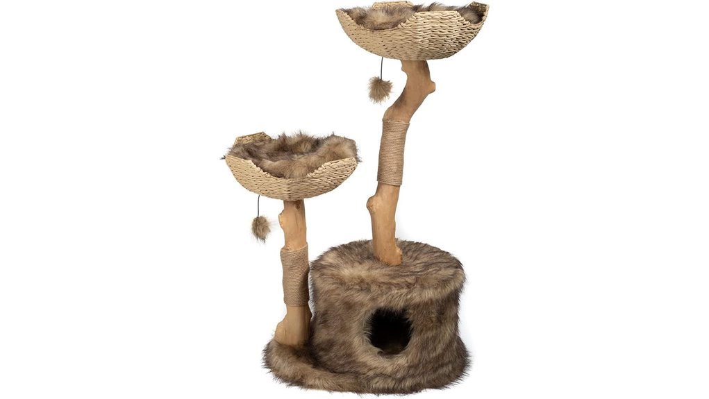 stylish large cat tower