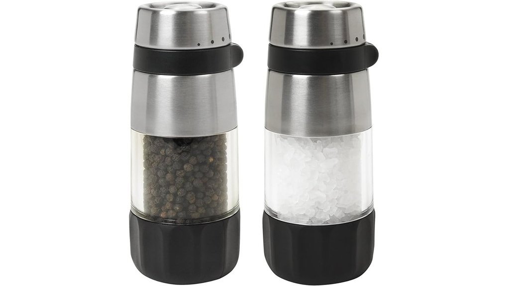 stylish stainless steel grinders