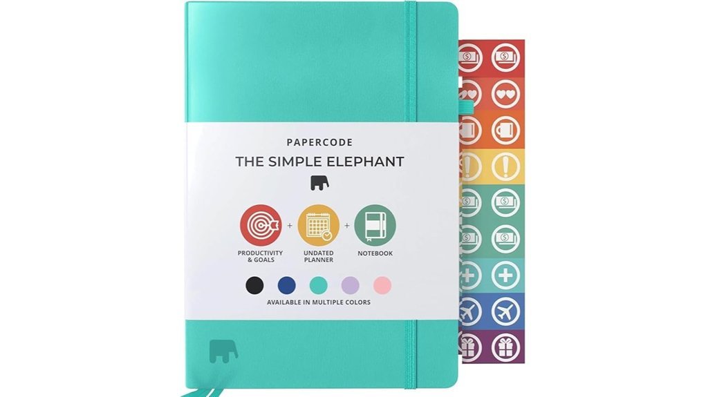 thick pages daily planner