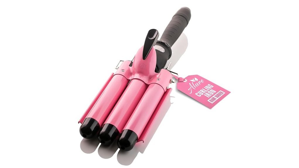 three barrel curling wand