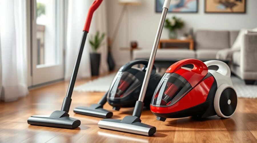 top canister vacuum picks