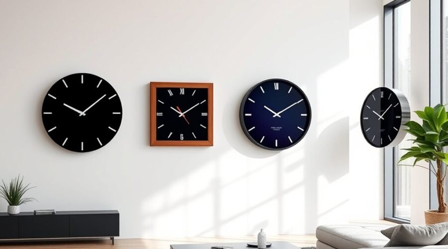 top digital wall clocks