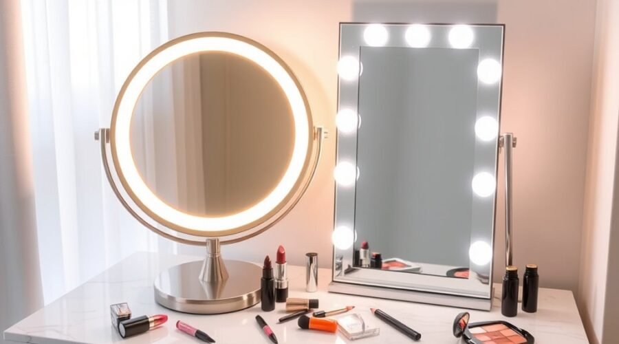 top illuminated makeup mirrors