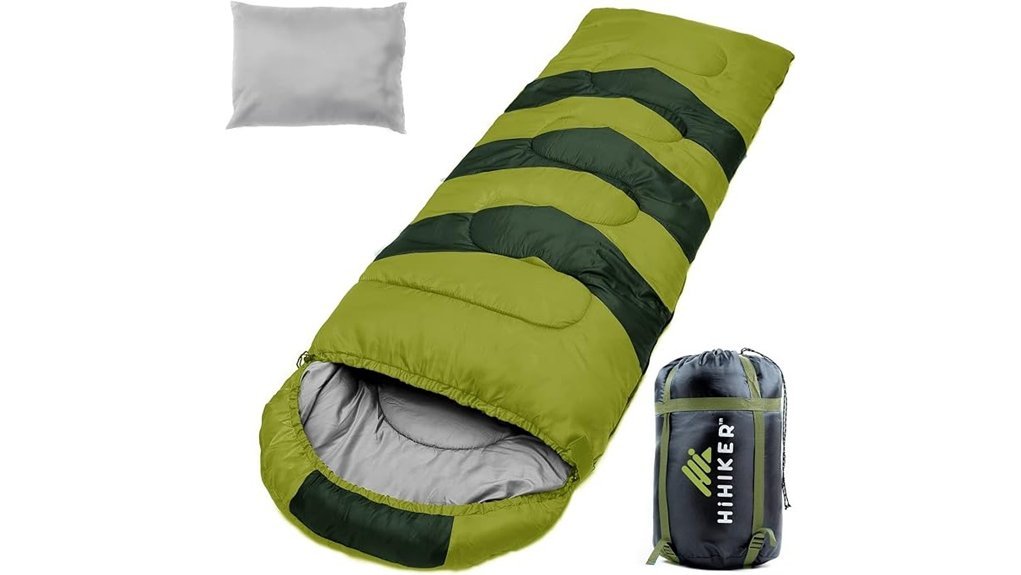 travel friendly sleeping bag set